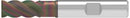 Ceratizit 3A0009-06000.0130.R04.A00200.HB.B580 AluLine End Mill W 5370306100 (0718753)