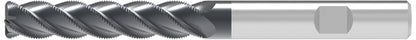 Ceratizit 3DX101-07500.22500.R04.R00600.SF.X104 CoreLine End Mills With Corner Radius UN 5901775030 (0717585)