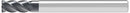 Ceratizit 3DX120-07500.16250.R04.R00300.HA.X104 CoreLine End Mills With Corner Radius UN 5903175022 (0717713)