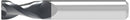 Ceratizit 3DX642-03125.07500.R02.R00600.HA.X104 End Milling Cutter With Corner Radius 5906990524 (0723483)